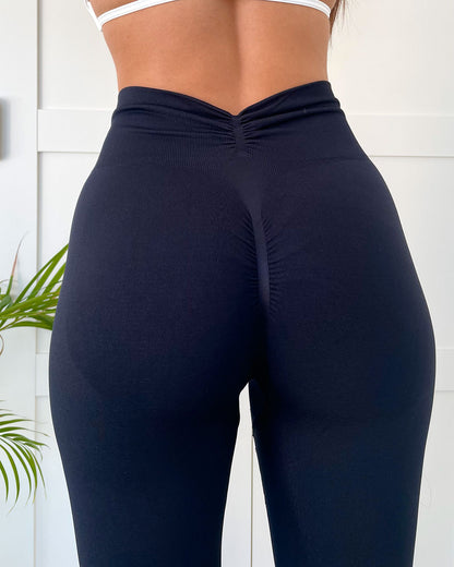 Legging largo acabado en "V"